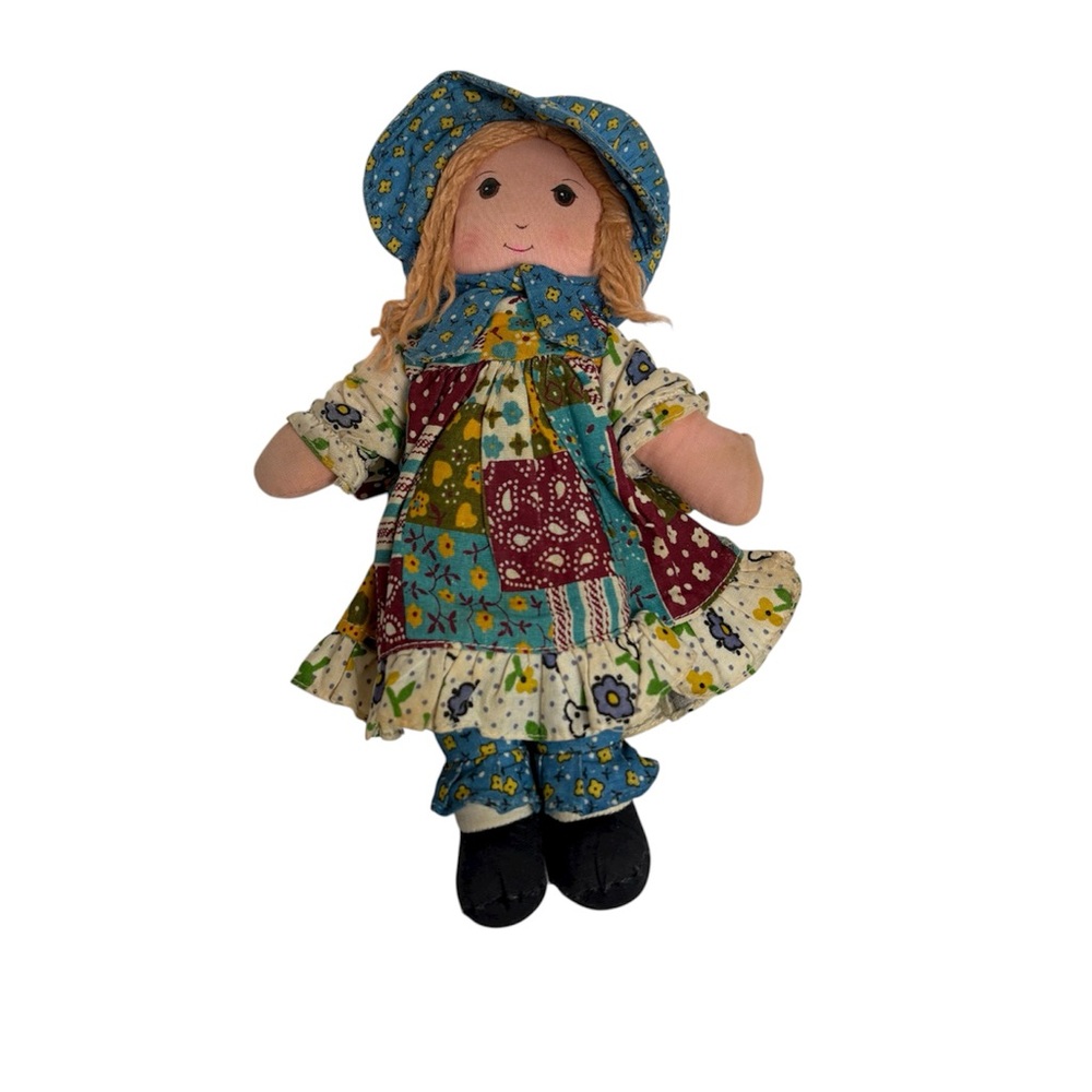 Original Holly Hobbie Rag Doll Vintage Soft Doll